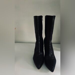 Just Cavalli PYthon Embossed Boots